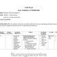 UNIT PLAN FOR B.Sc. NURSING VI SEMESTER - MENTAL HEALTH NURSING II - Nursing Plan Online