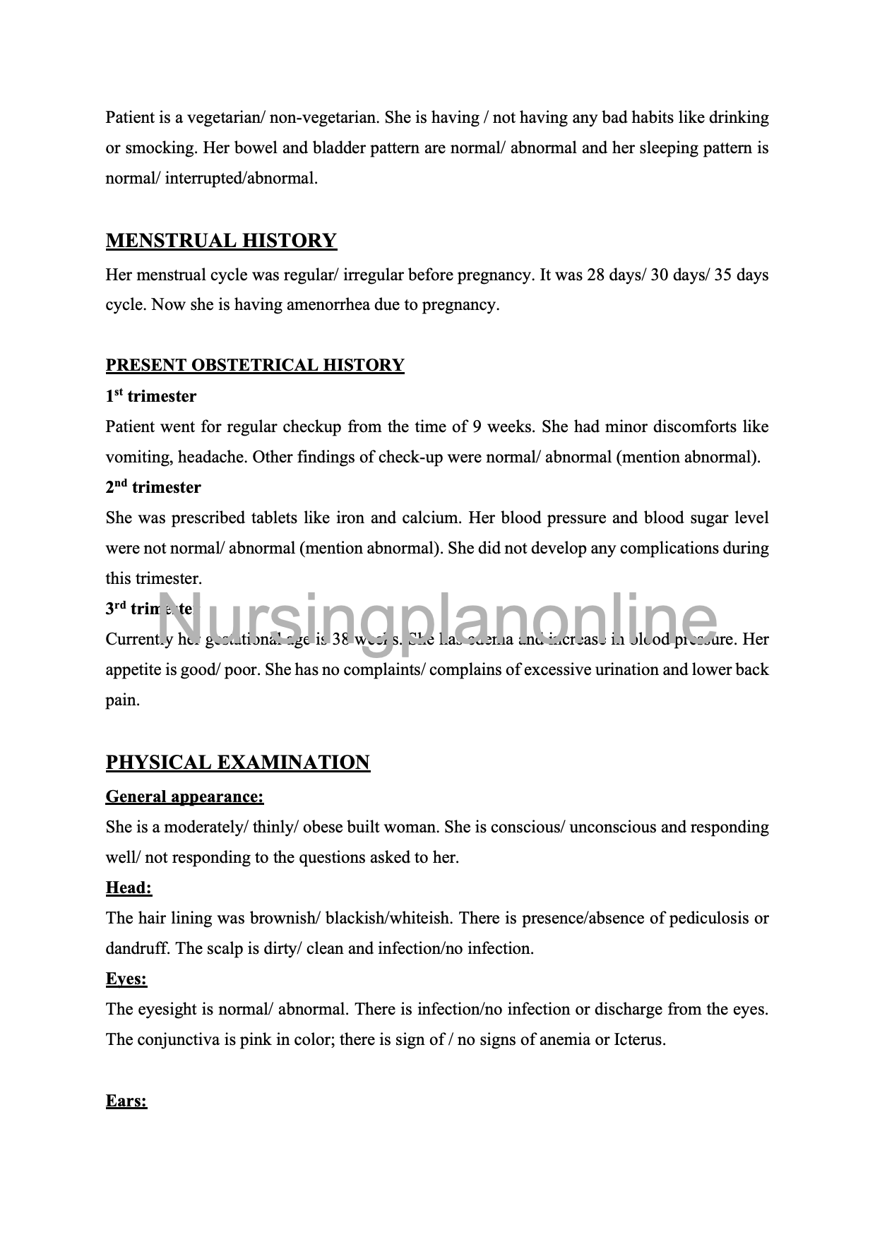 NURSING CARE PLAN- PRE-ECLAMPSIA WITH THEORY APPLICATION