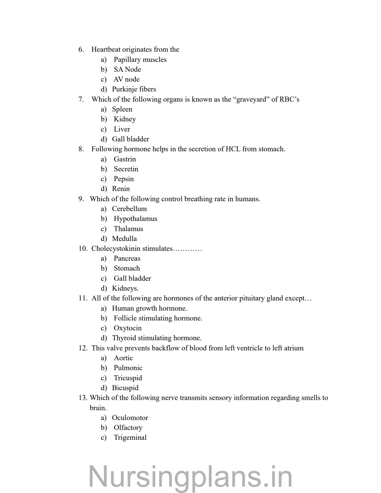 QUESTION PAPER- APPLIED ANATOMY AND APPLIED PHYSIOLOGY